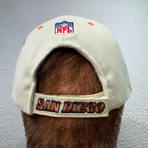 Tampa Bay‎ Buccaneers Hat Cap Strap Back Beige Super Bowl San Diego 2003 NFL - Picture 6 of 12
